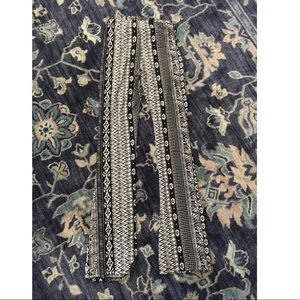 Decorated  Aztec flare pants